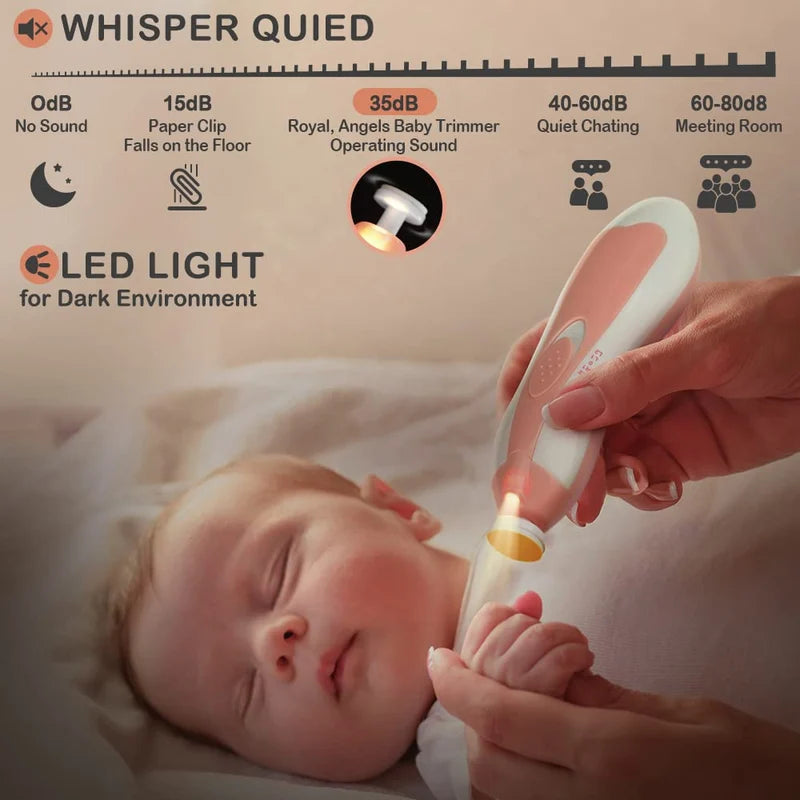 Premium LED Baby Nail Trimmer Kit