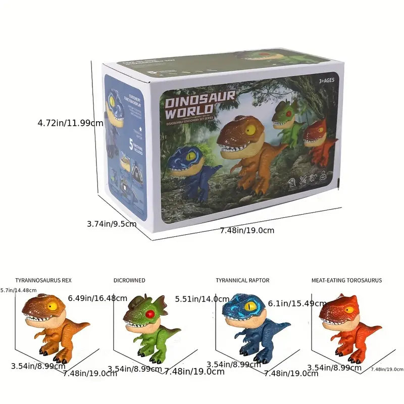 5-in-1 Dinosaur Stationery Set