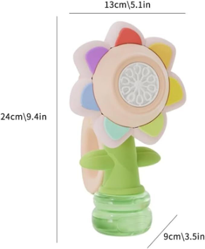 Seven-Color Flower Bubble Machine