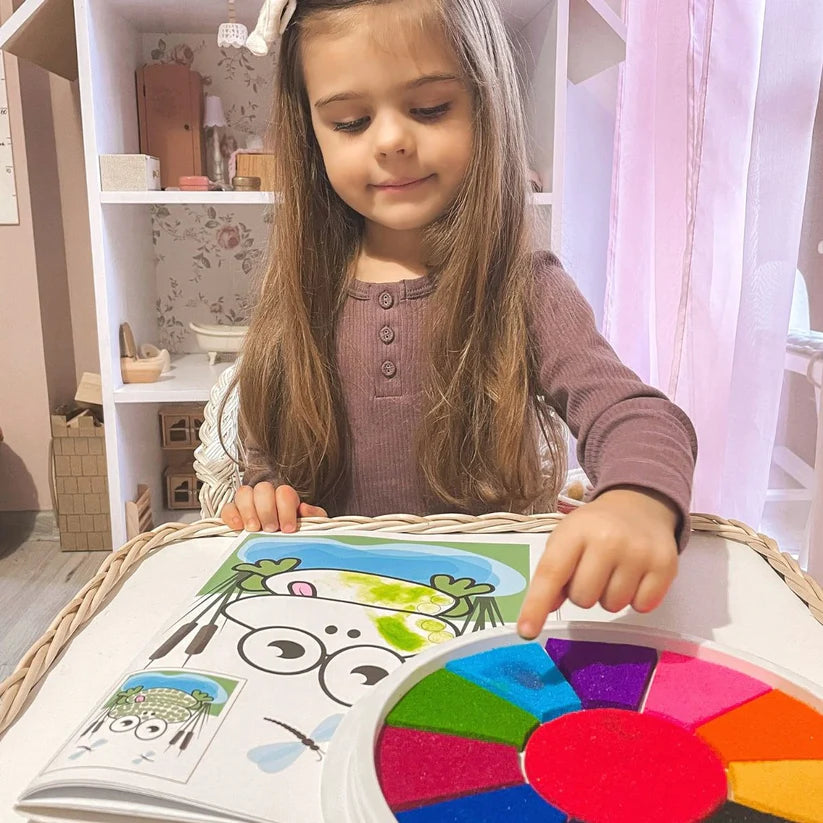 Montessori Fingerprint Coloring Book