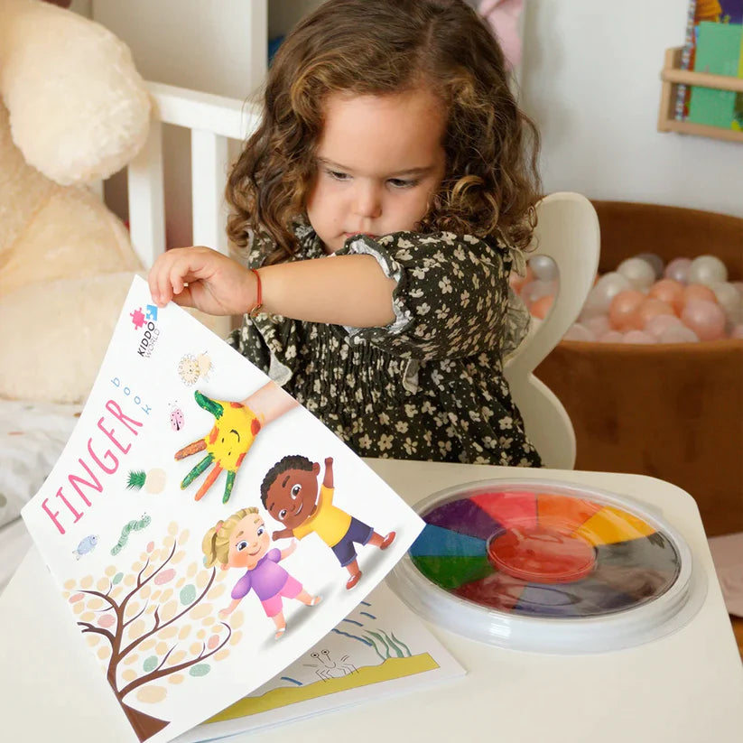 Montessori Fingerprint Coloring Book