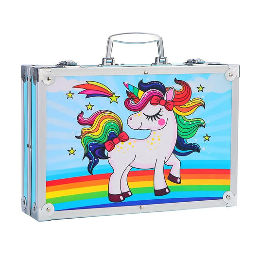 Unicorn Briefcase Art Supplies Case Set