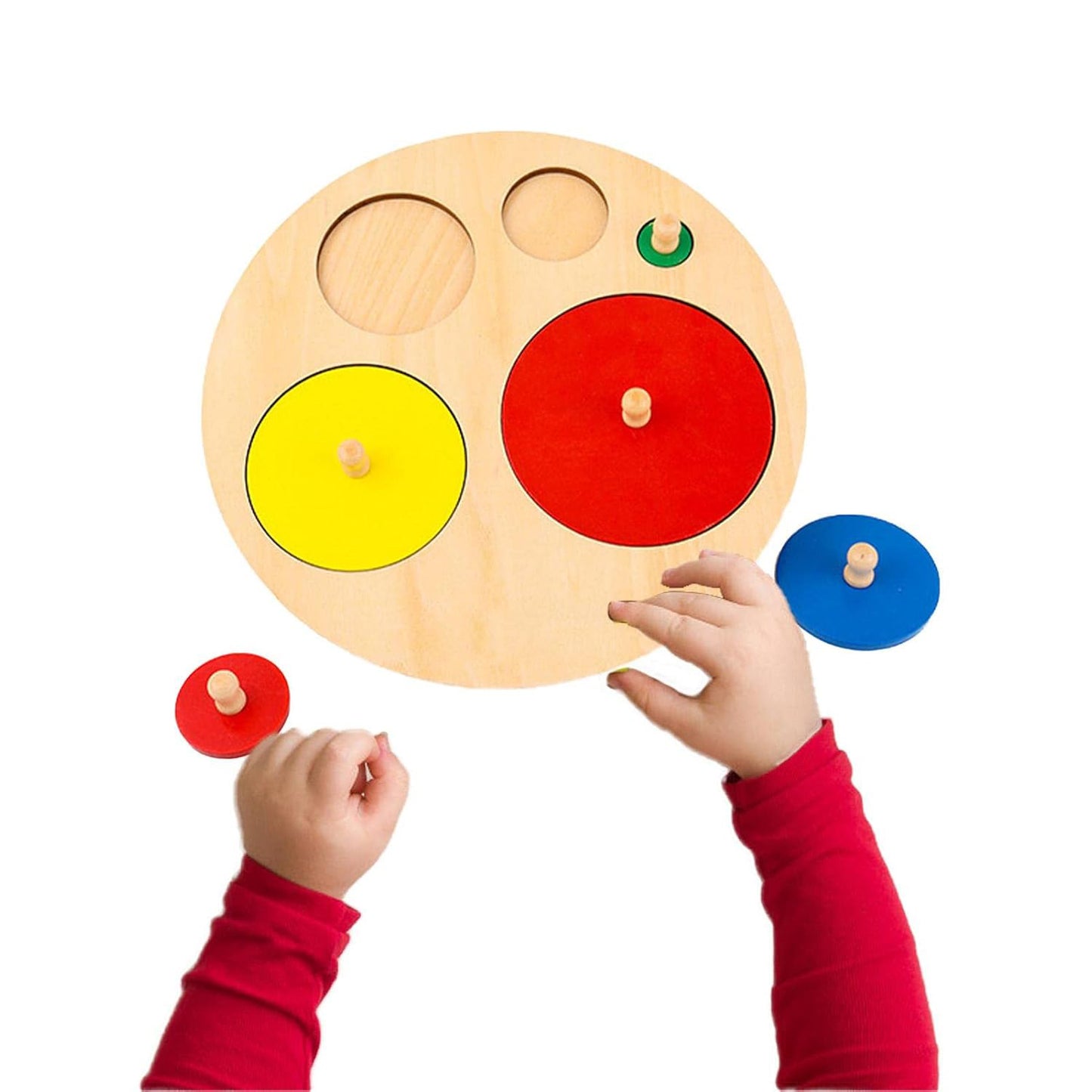 Wooden Circle Match Puzzle