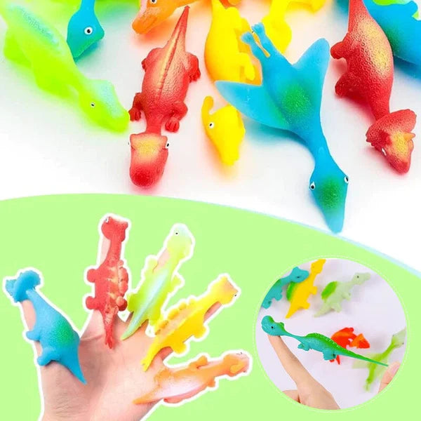 Slingshot Dinosaur Finger Toy (4 pcs)