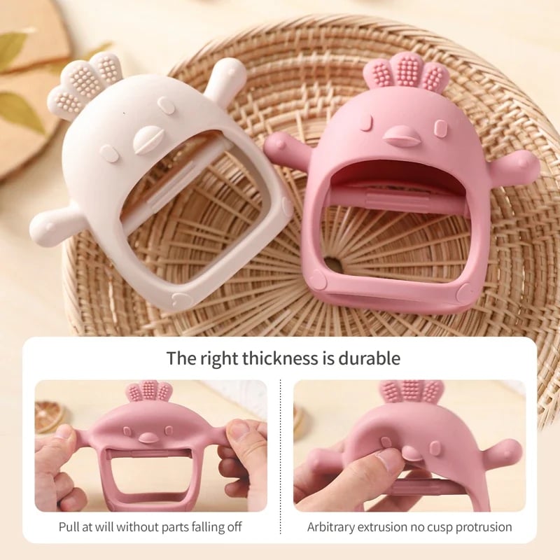 🔥Buy 1 Get 1 Free 🎁 - Baby Teether Chick Gloves