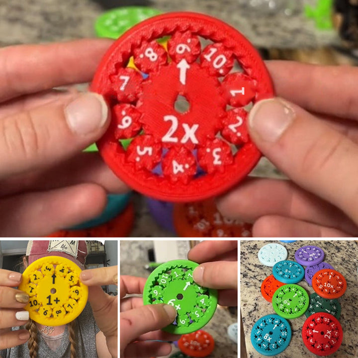 New Math Facts Fidget Spinners