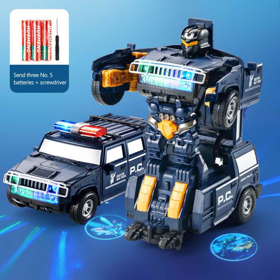 New Launch Transforming Robot Model Toy Car