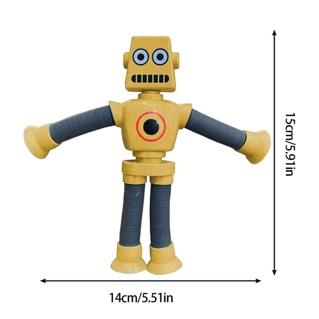 Telescopic Suction Cup Robot Toy