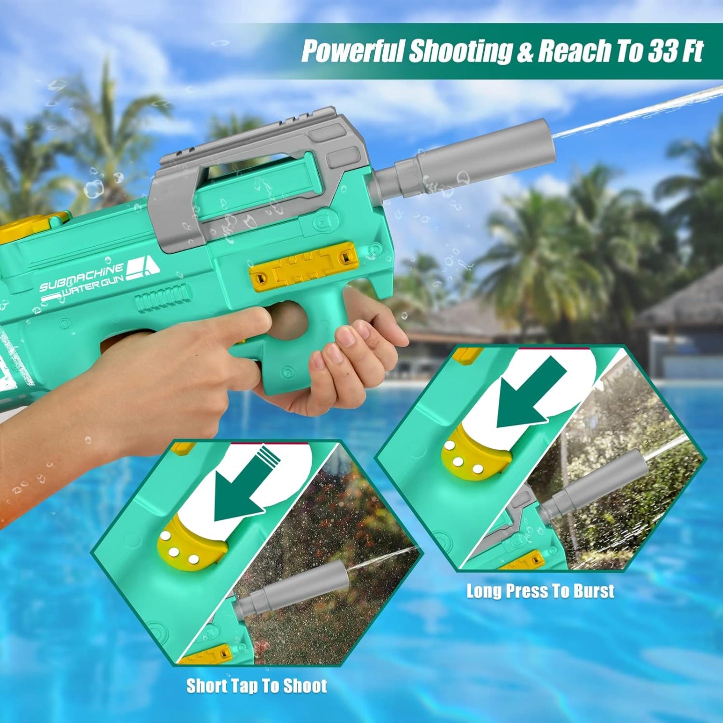 Automatic water gun