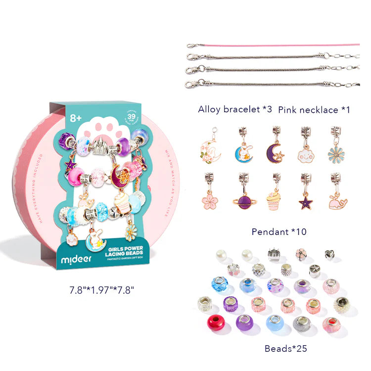 Lacing Beads Gift Box: Fantastic Garden