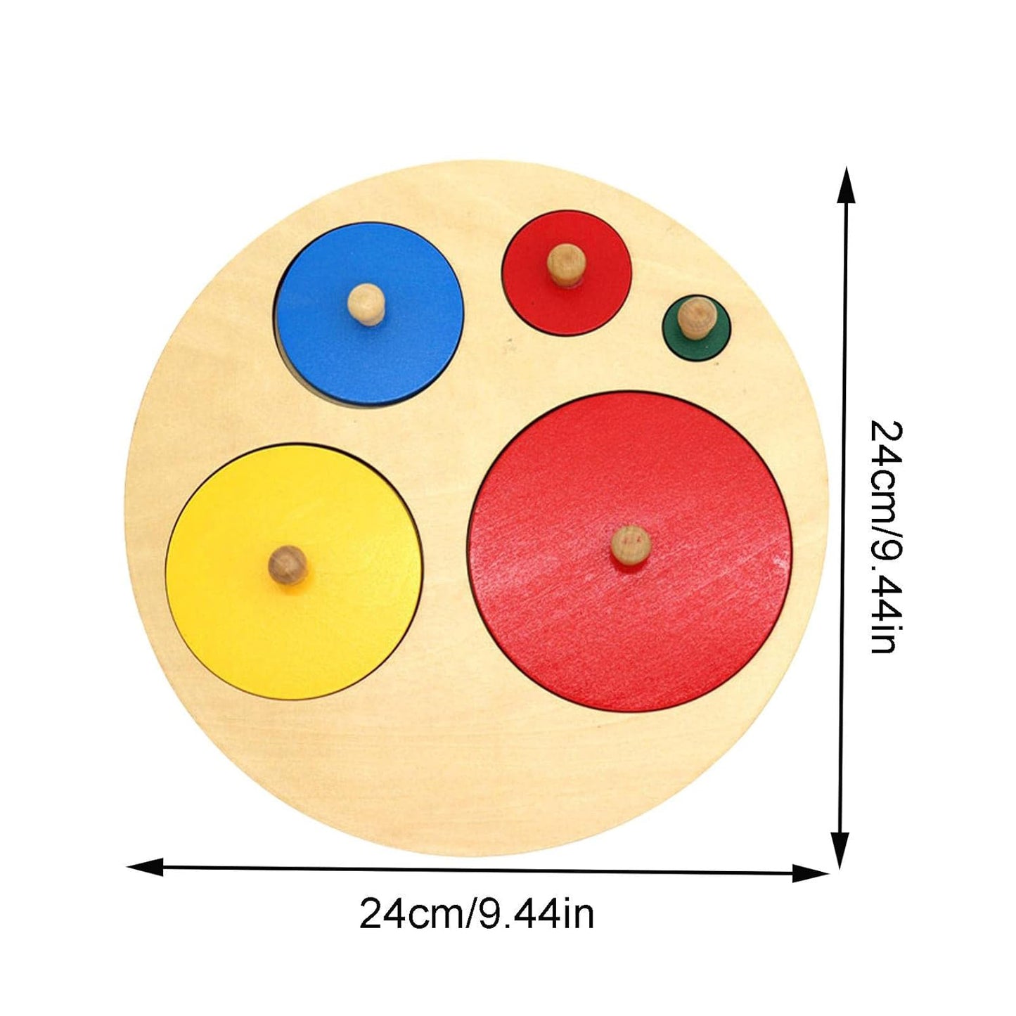 Wooden Circle Match Puzzle