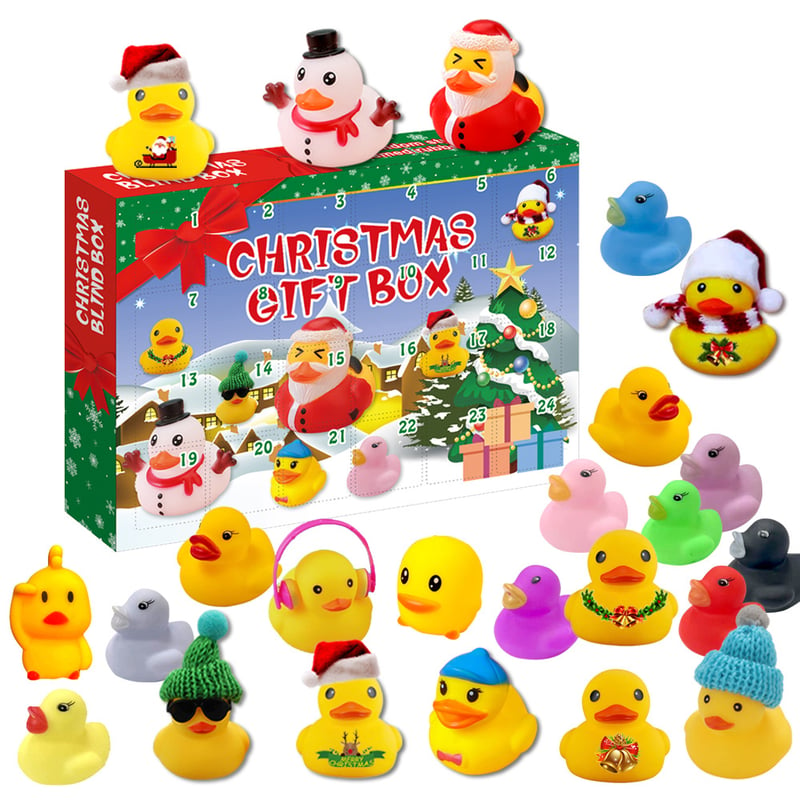 CHRISTMAS RUBBER DUCKS ADVENT CALENDAR