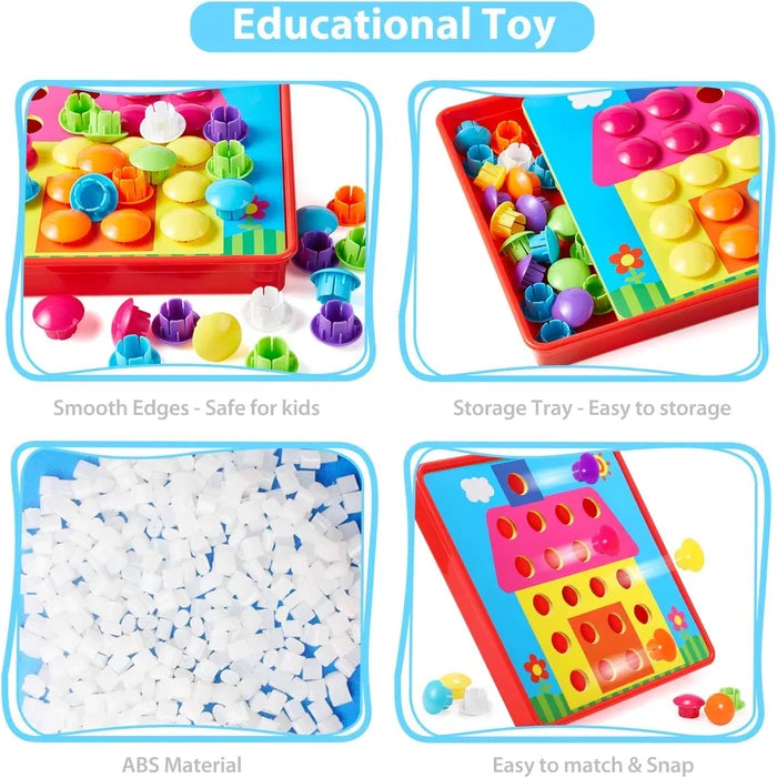 Button Art Toy Set for Toddlers