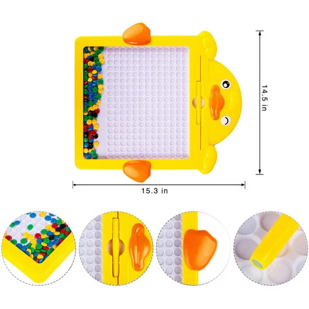 Magnetic Tablet Colorful Chocolate Beads Educational Toy