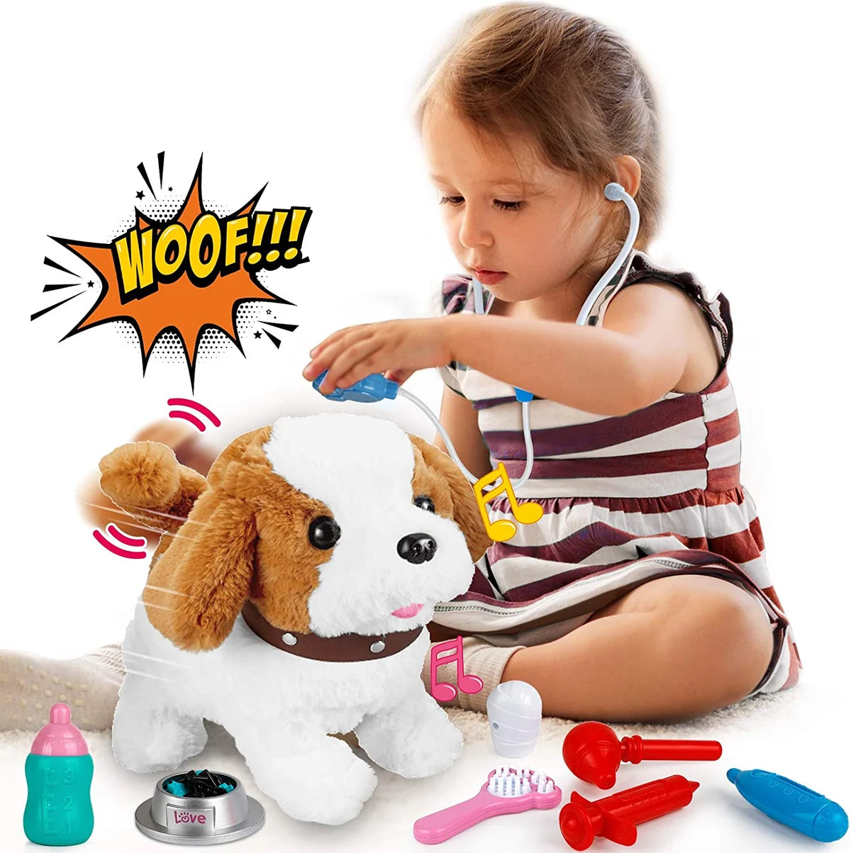 Plush Puppy Toy Electronic Interactive Pet Dog