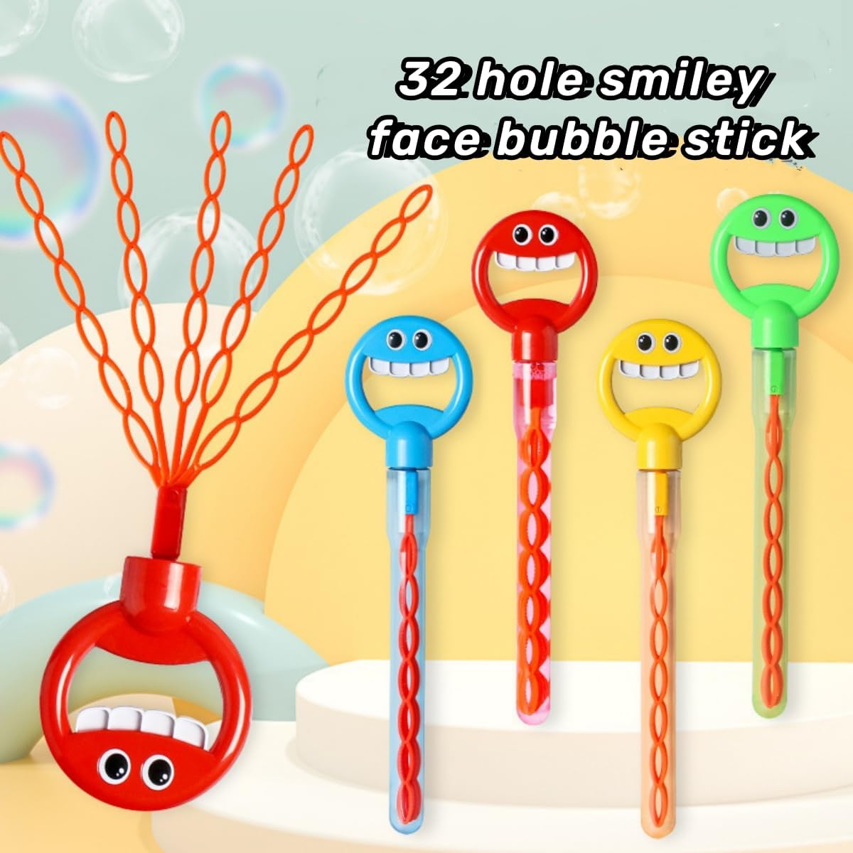 Joyful Bubble Hand Wand ( Set Of 2)