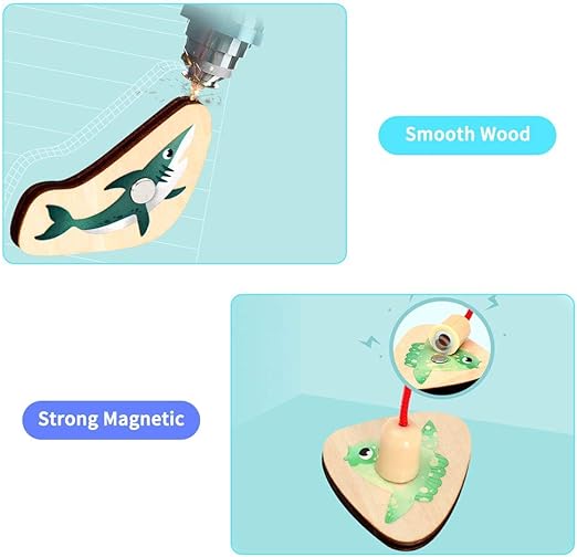 Wooden Magnetic Fishing Game