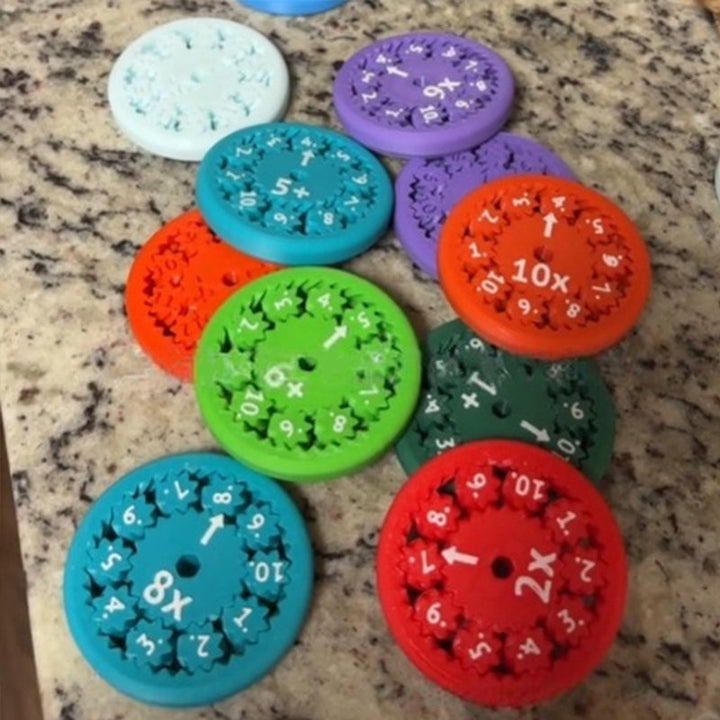 New Math Facts Fidget Spinners