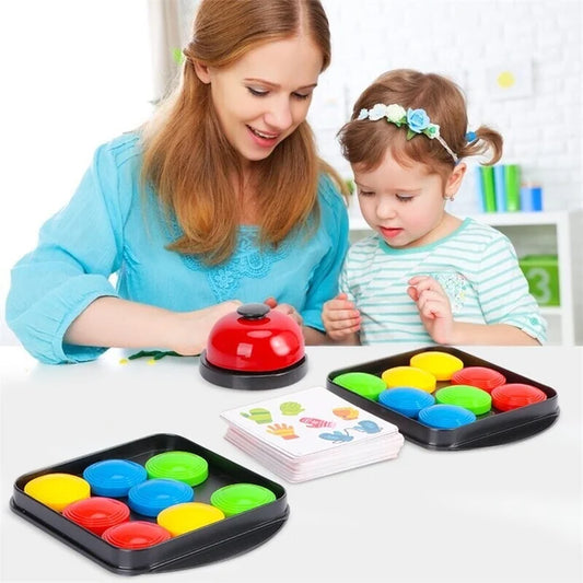 Push And Push Table Building Blocks Game