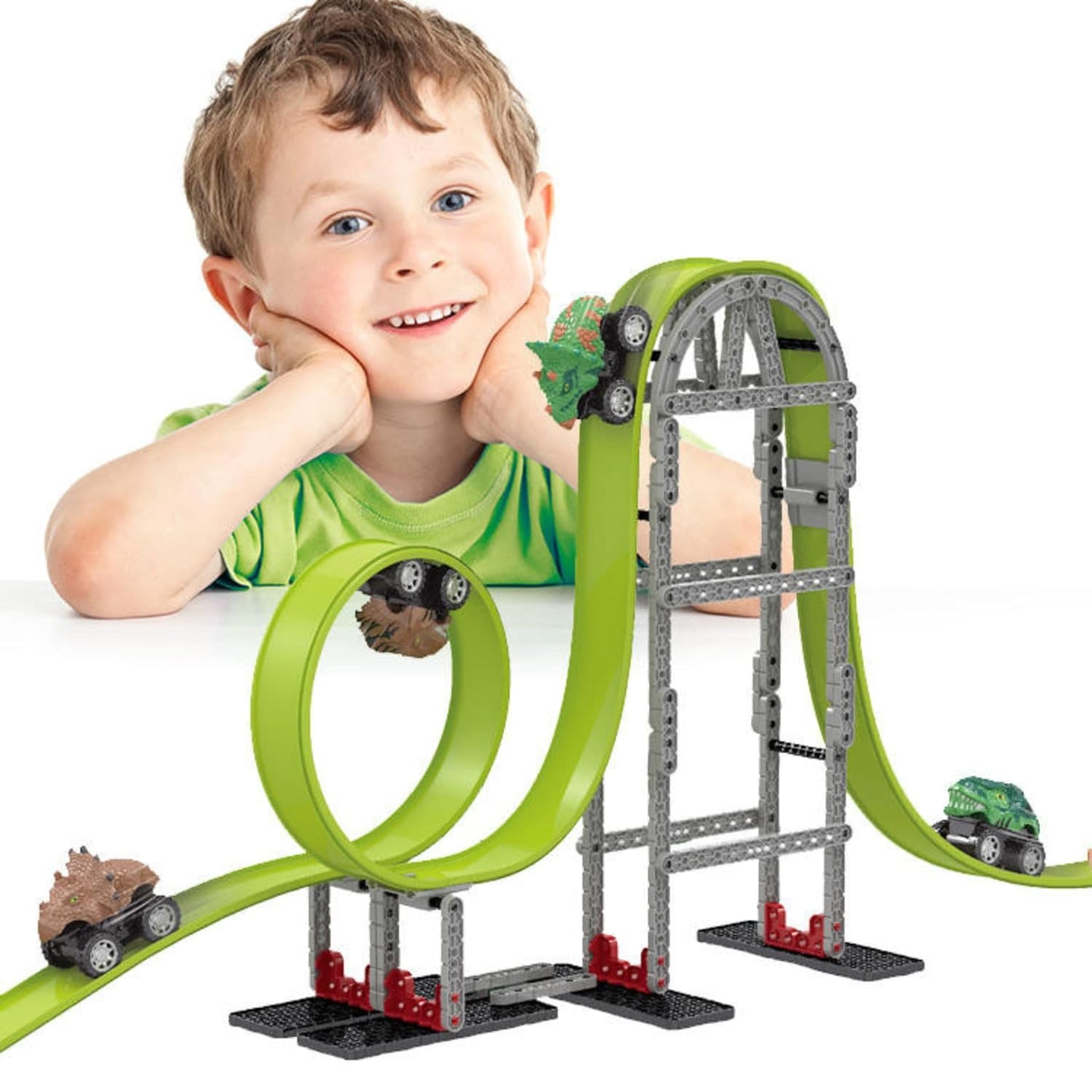 Anti Gravity Dinosaur Car Race Tracks