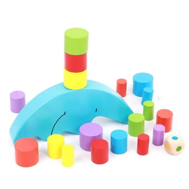 Wooden Stacking Blocks Balancing Game