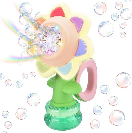 Seven-Color Flower Bubble Machine