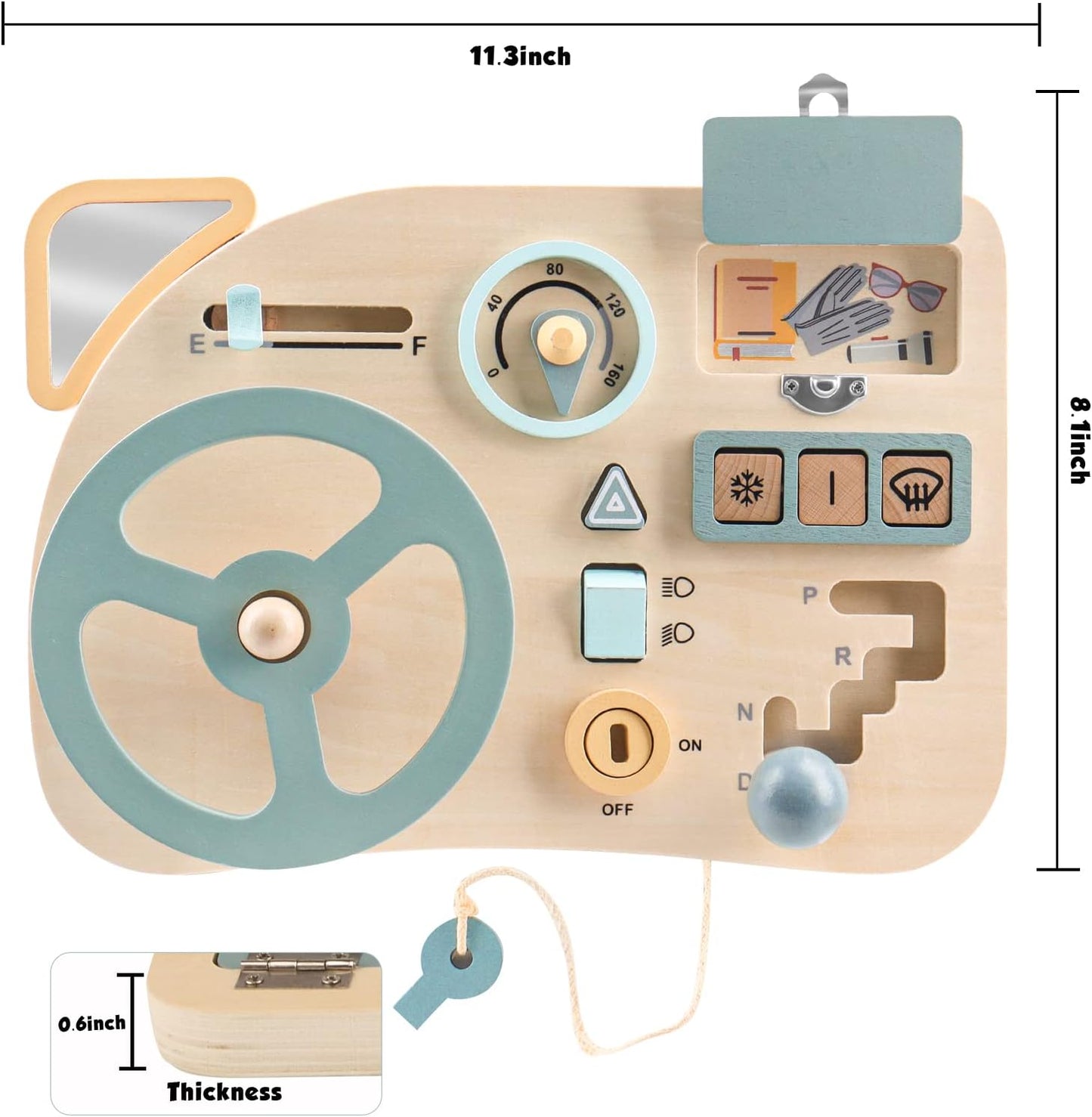 Pretend Driving Steering Wheel Toy For Educational Purposes