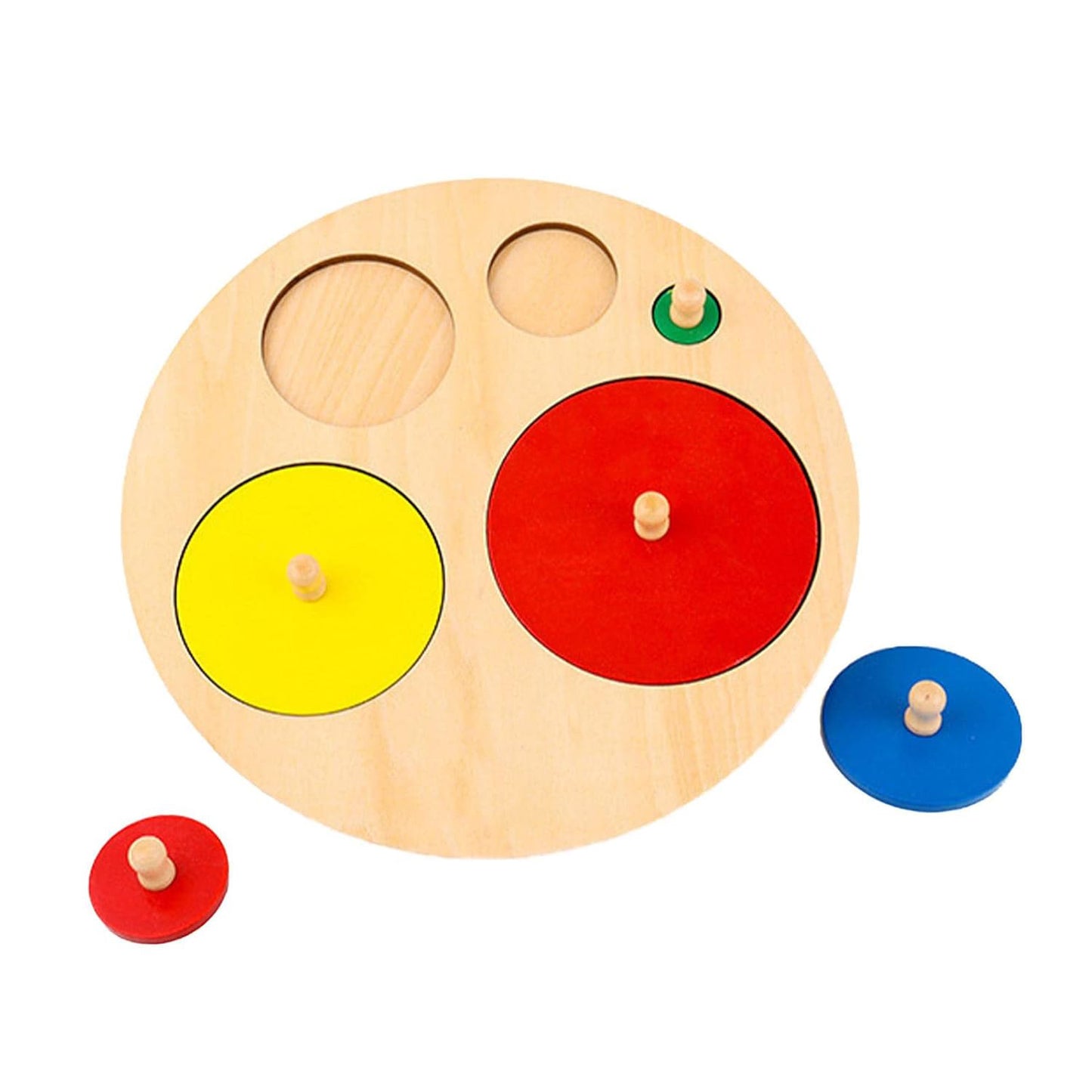 Wooden Circle Match Puzzle