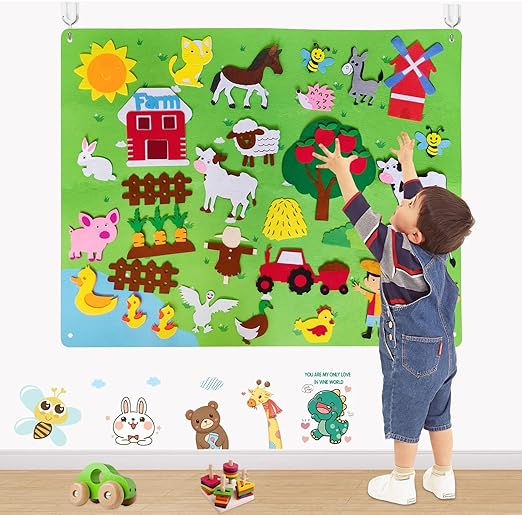 Farm Animals Felt Story Board