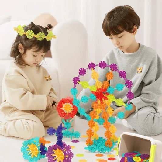 Translucent Color Snowflake Blocks