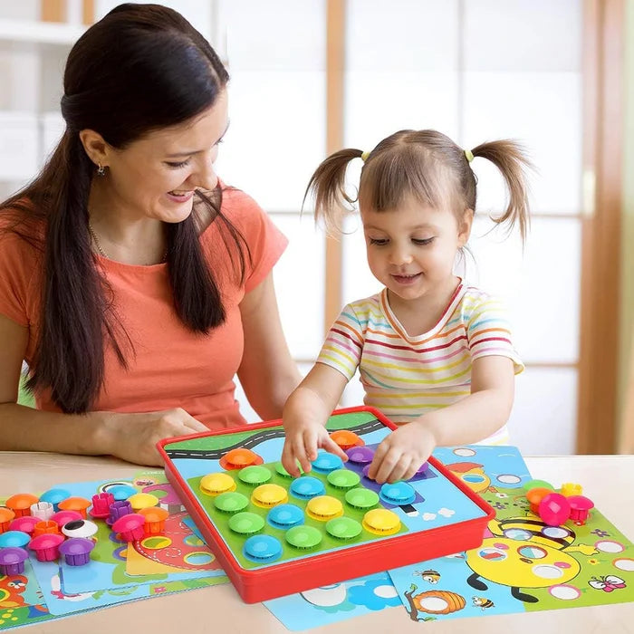 Button Art Toy Set for Toddlers