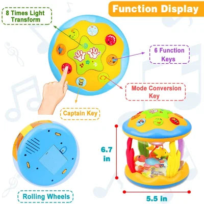 Babies Ocean Rotating Light up Toys Toddler