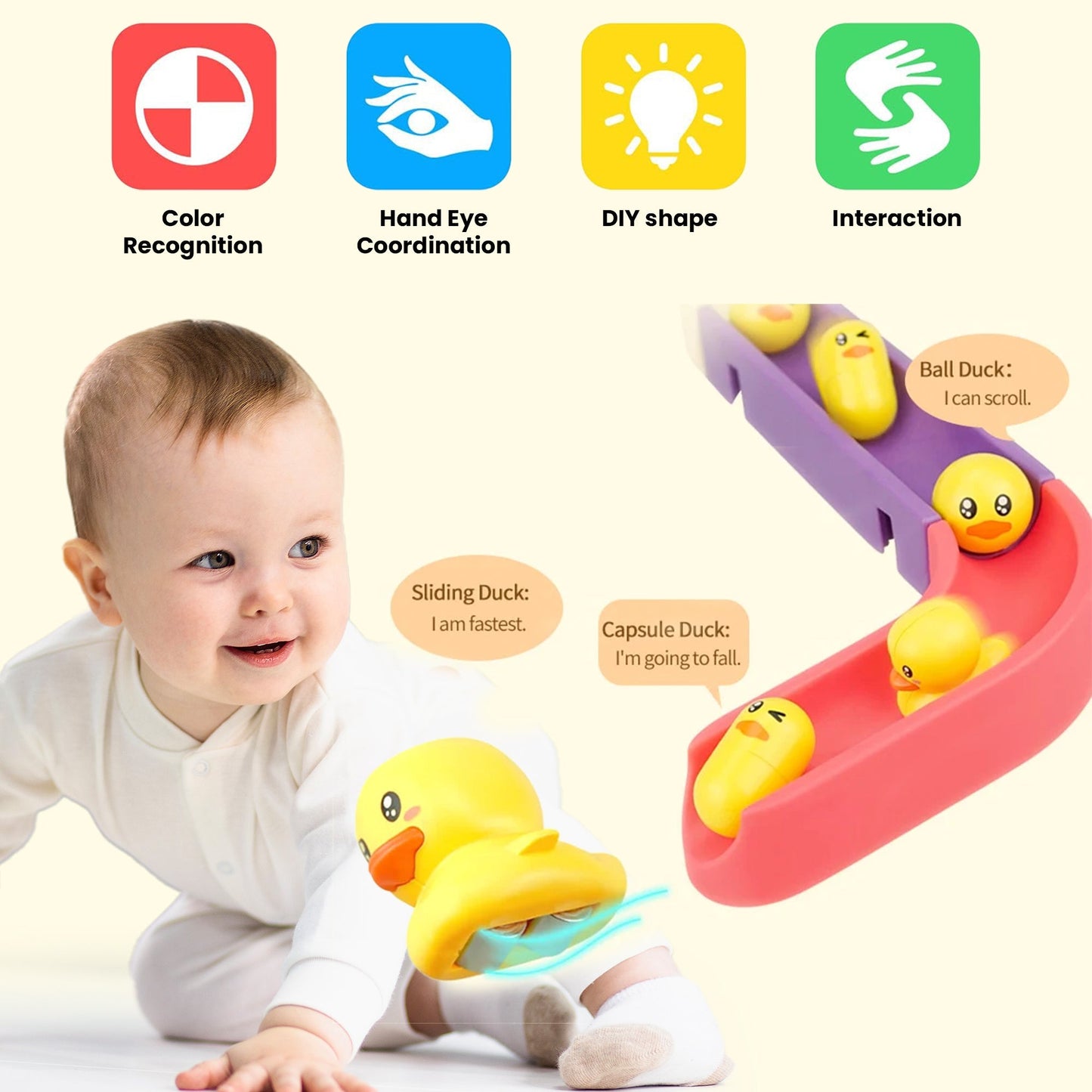 Sliding Duck Toy