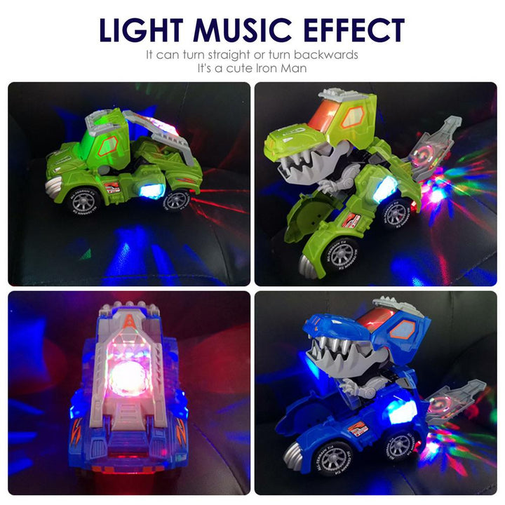 Transforming Dinosaur LED SUV Car