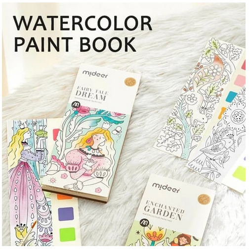 Magical Watercolor Adventures: Pocket Painting Book Set