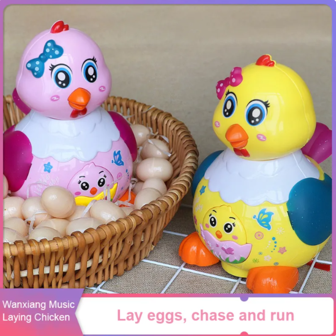 Egg-ceptional Chick: Interactive Musical Egg-Laying Toy