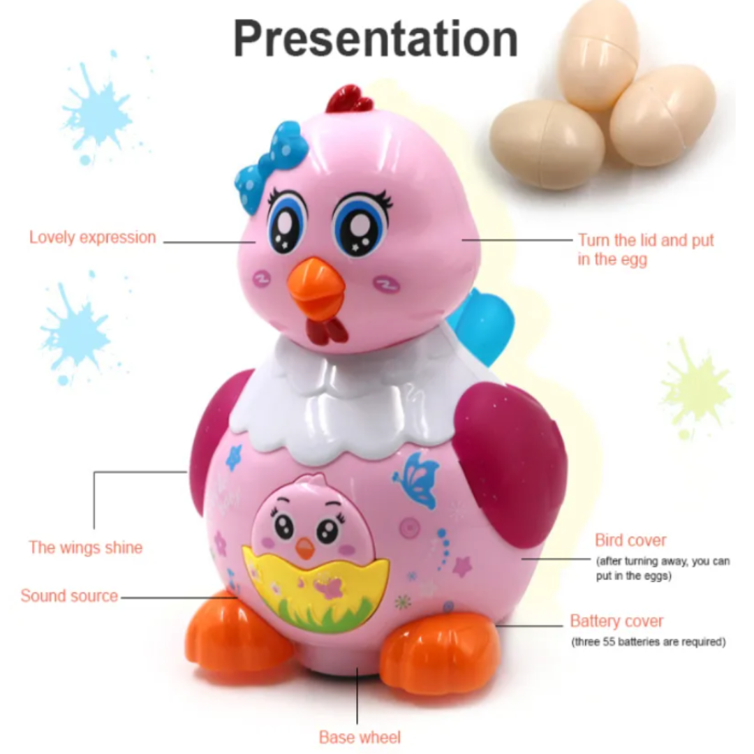 Egg-ceptional Chick: Interactive Musical Egg-Laying Toy