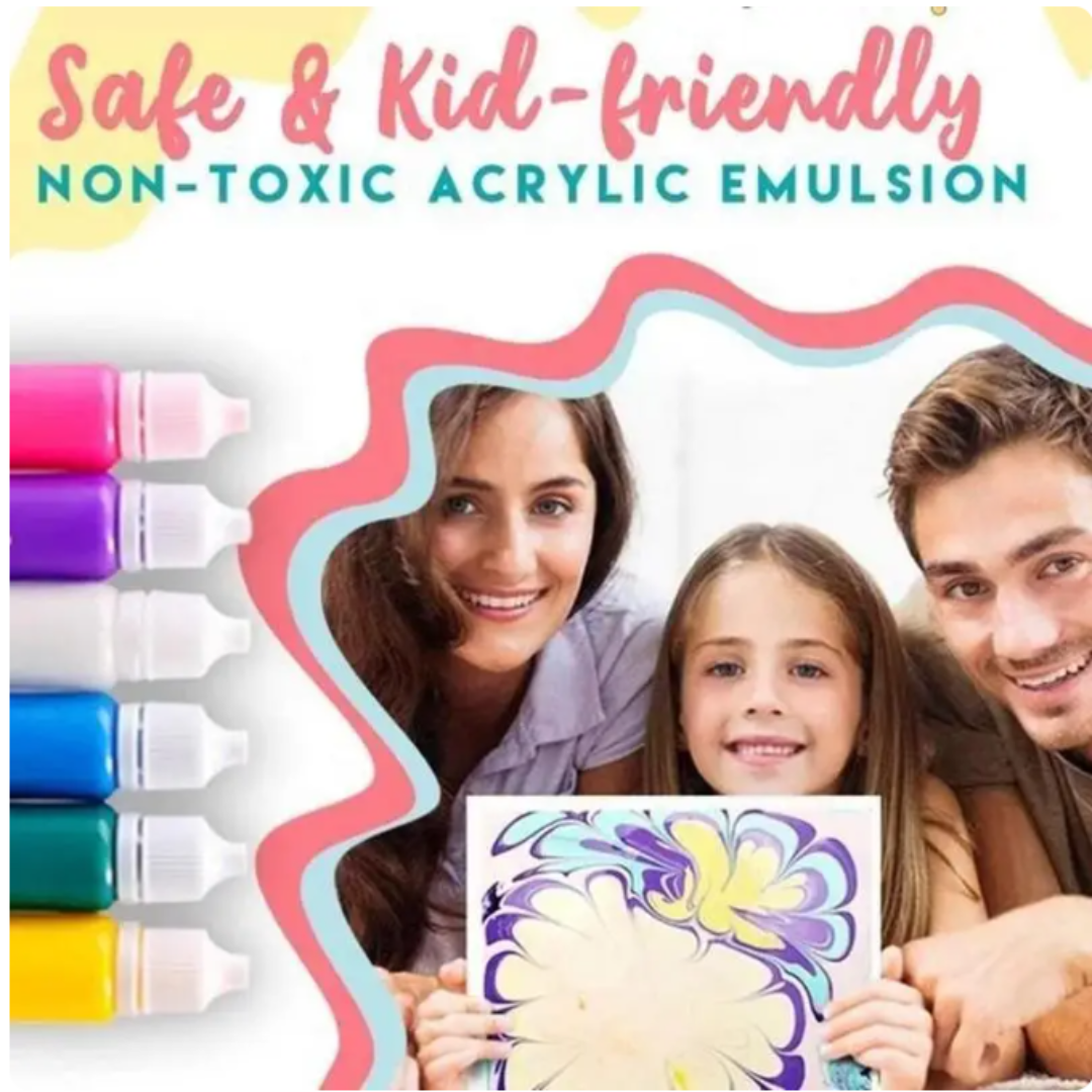 Kid Marble Painting Kit