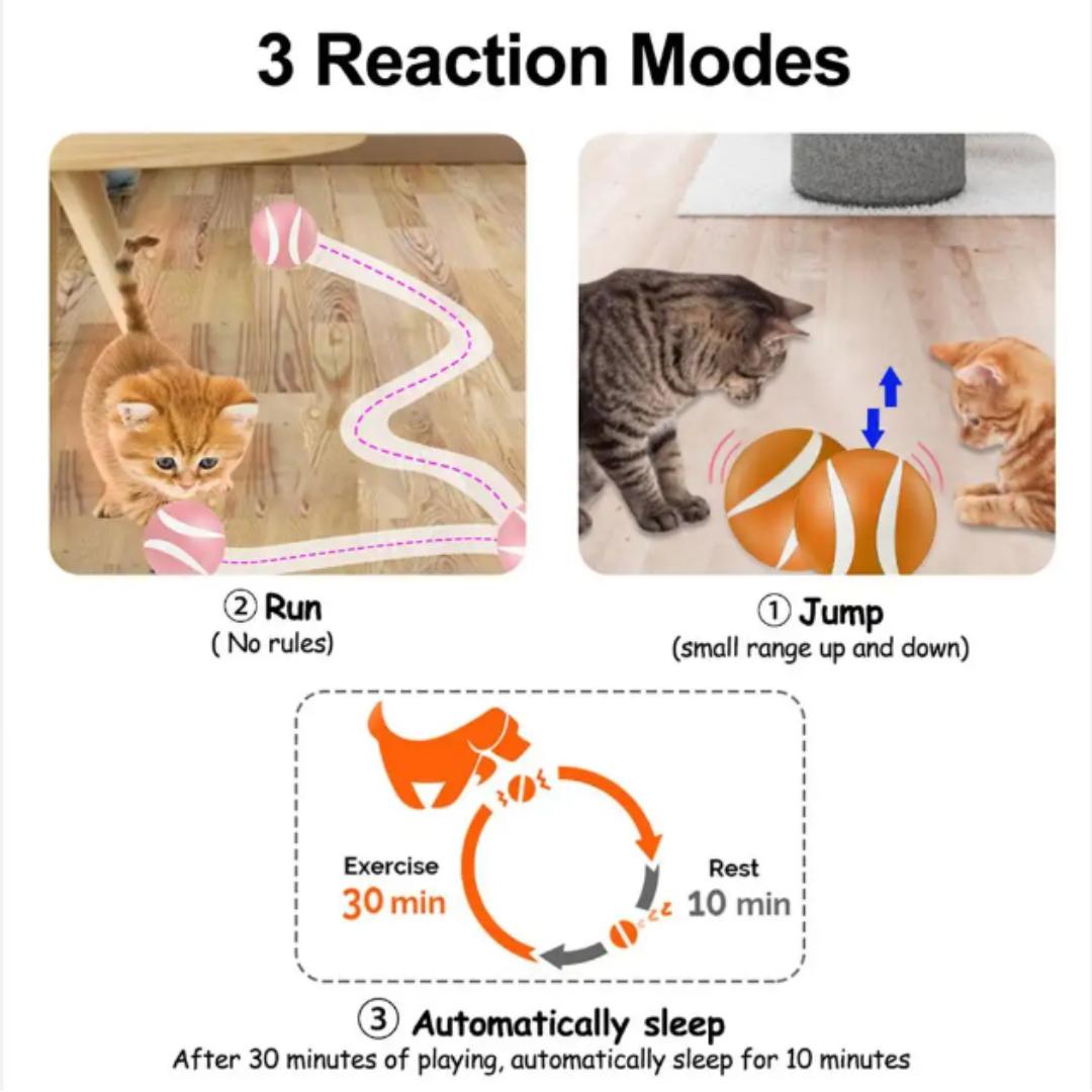 Interactive Self Moving Pet Toys For Bored Pets