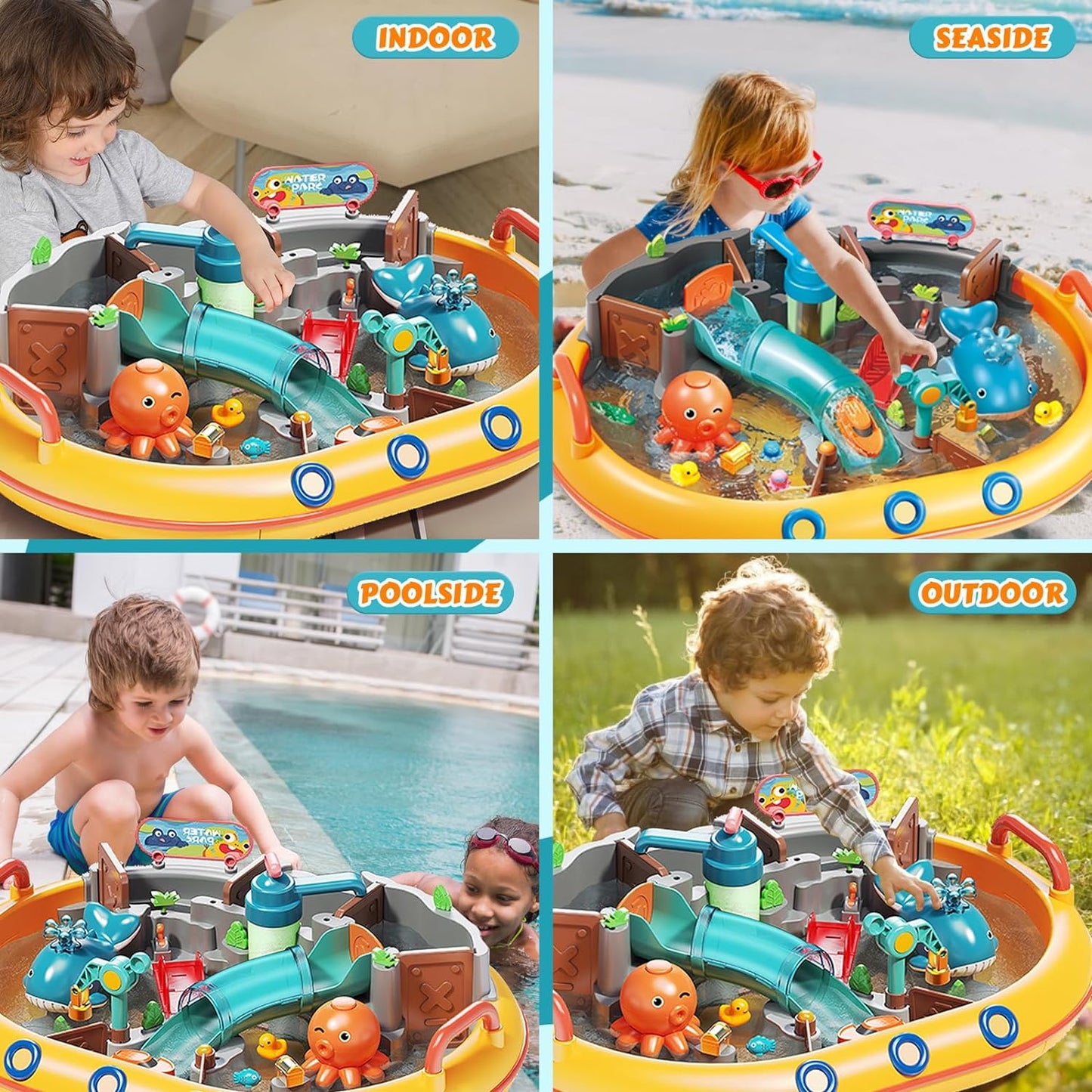 Splash Water Table with Slide