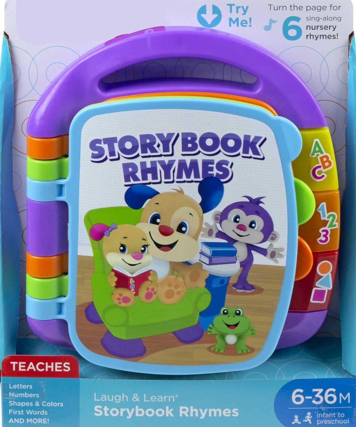 Fisher Price Story book Rhymes Plastic (Multicolor)