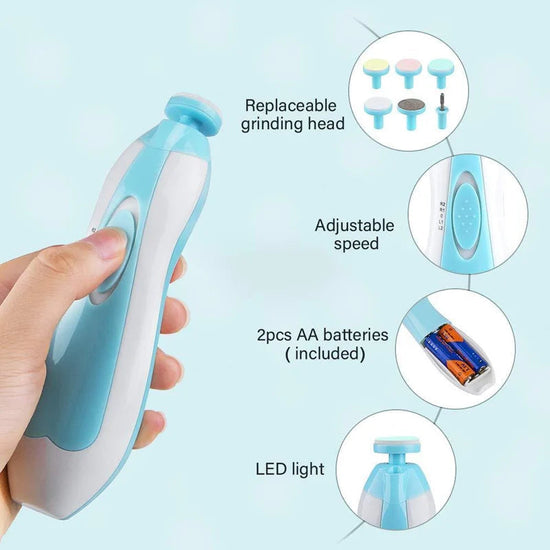 Premium LED Baby Nail Trimmer Kit