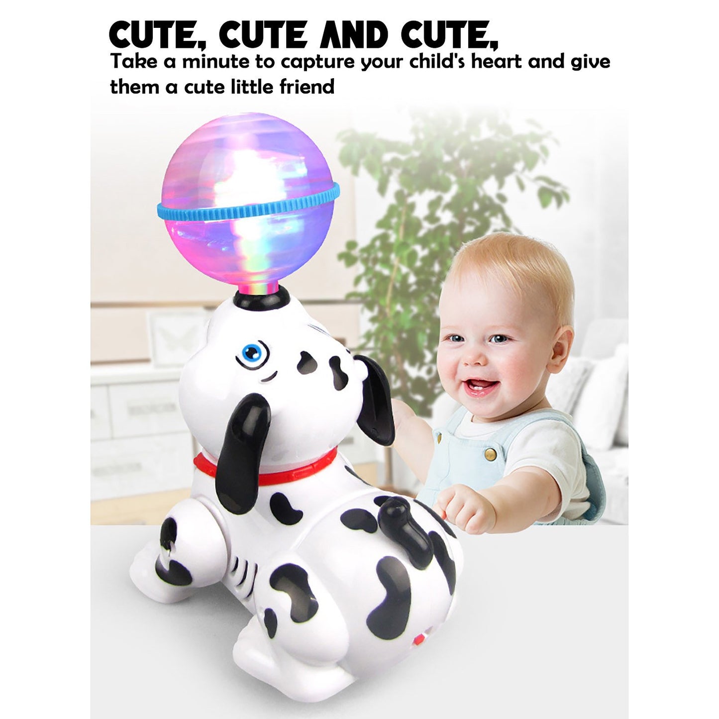 Light-Up Dancing Ball Dog