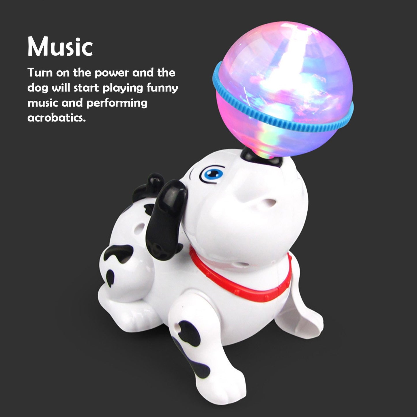 Light-Up Dancing Ball Dog