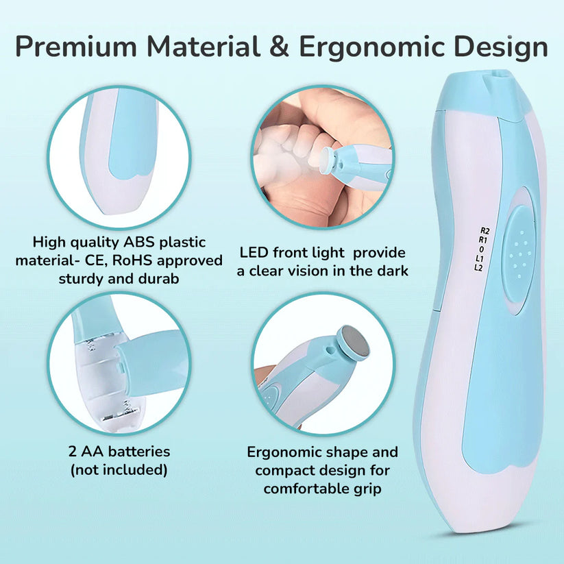 Premium LED Baby Nail Trimmer Kit