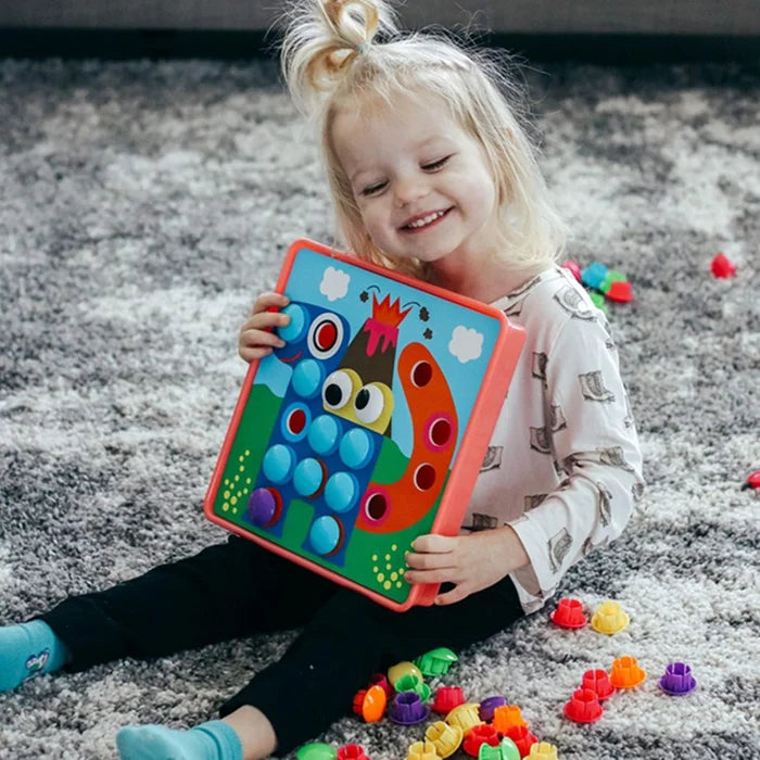 Button Art Toy Set for Toddlers