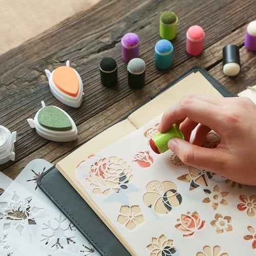 DIY Sponge Finger Painting Kit ( Set Of 6)