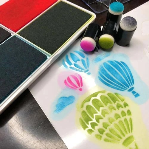 DIY Sponge Finger Painting Kit ( Set Of 6)