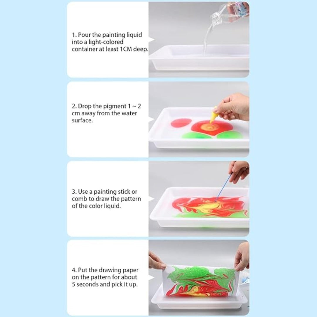 Kid Marble Painting Kit