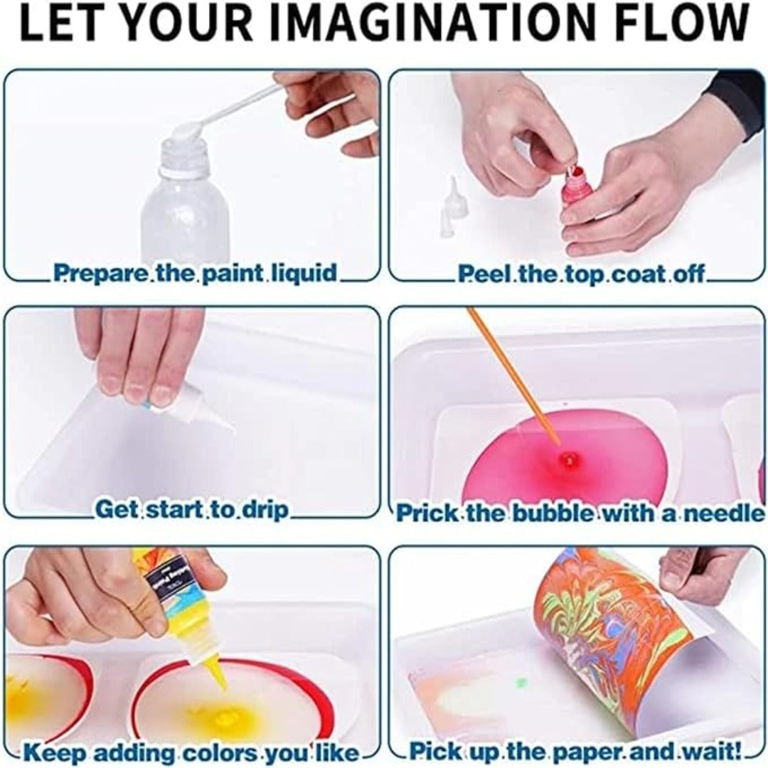 Kid Marble Painting Kit